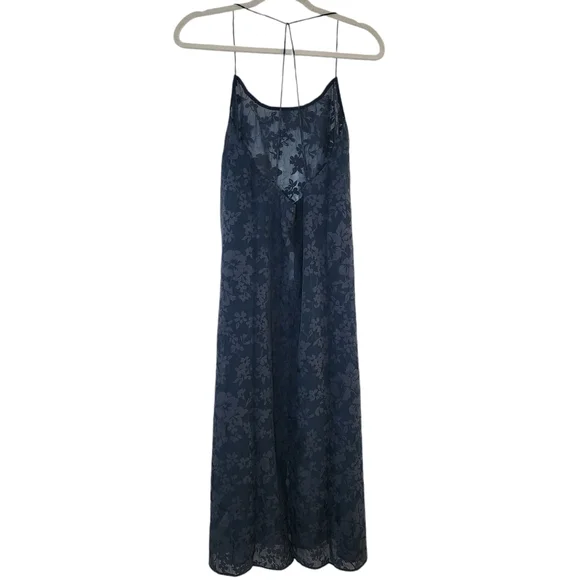 Madewell Floral Halter Cover-Up Sheer Midi Dress - Picture 9 of 9